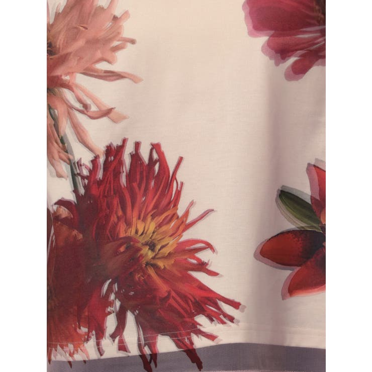 【MURUA×STAYFLOWER】チュールドッキングフラワーTシャツ | MURUA | 詳細画像42 