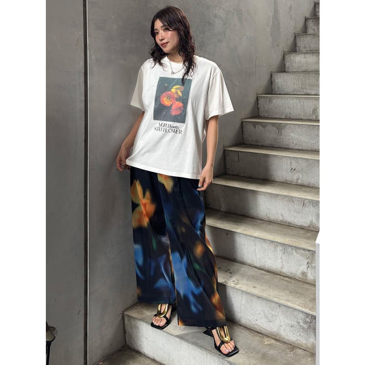 【MURUA×STAYFLOWER】フォトチュールTシャツ | MURUA | 詳細画像12 