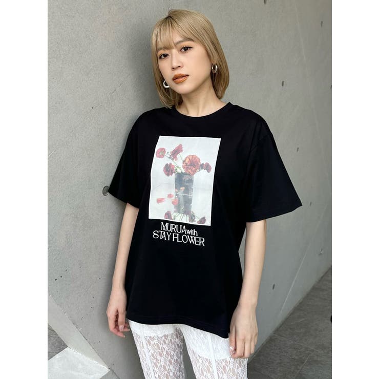 【MURUA×STAYFLOWER】フォトチュールTシャツ | MURUA | 詳細画像15 
