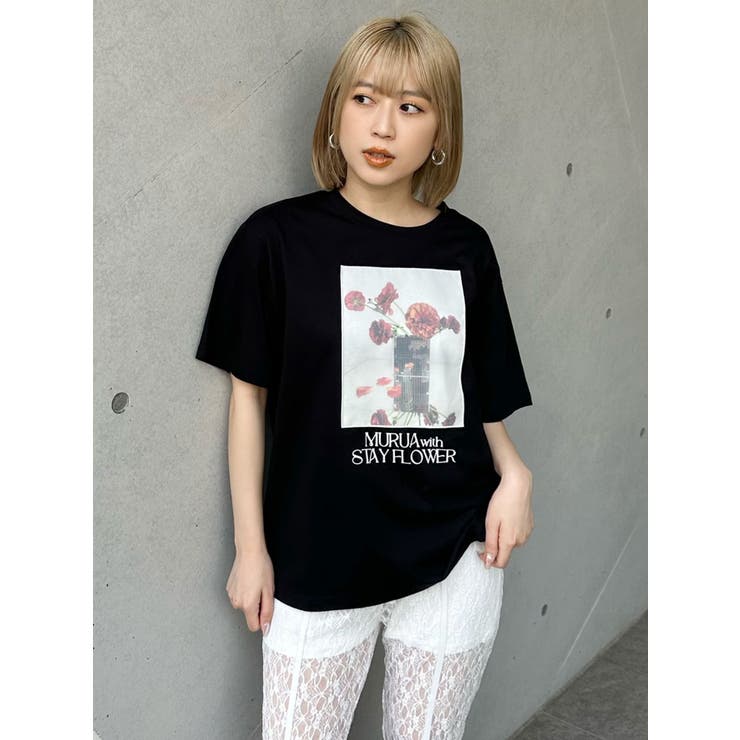 【MURUA×STAYFLOWER】フォトチュールTシャツ | MURUA | 詳細画像16 