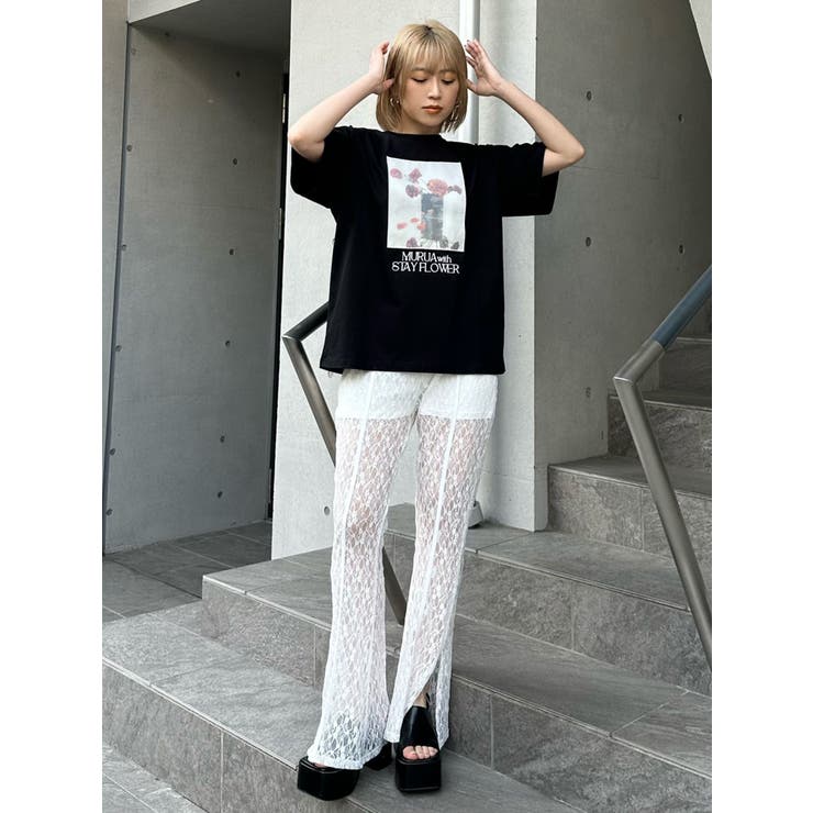 【MURUA×STAYFLOWER】フォトチュールTシャツ | MURUA | 詳細画像17 