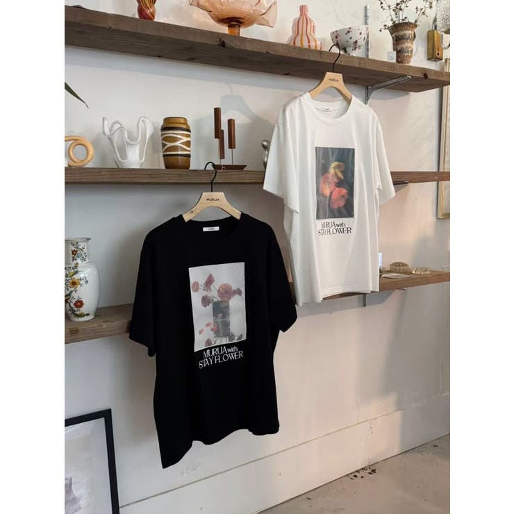 【MURUA×STAYFLOWER】フォトチュールTシャツ | MURUA | 詳細画像20 