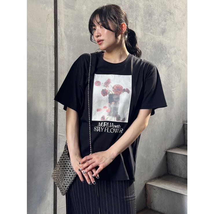 【MURUA×STAYFLOWER】フォトチュールTシャツ | MURUA | 詳細画像21 