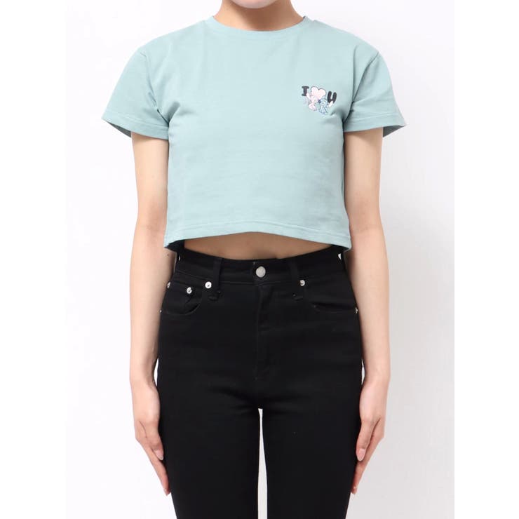 【スティッチコラボ】グラデーショントロピカルTシャツ | MURUA | 詳細画像7 