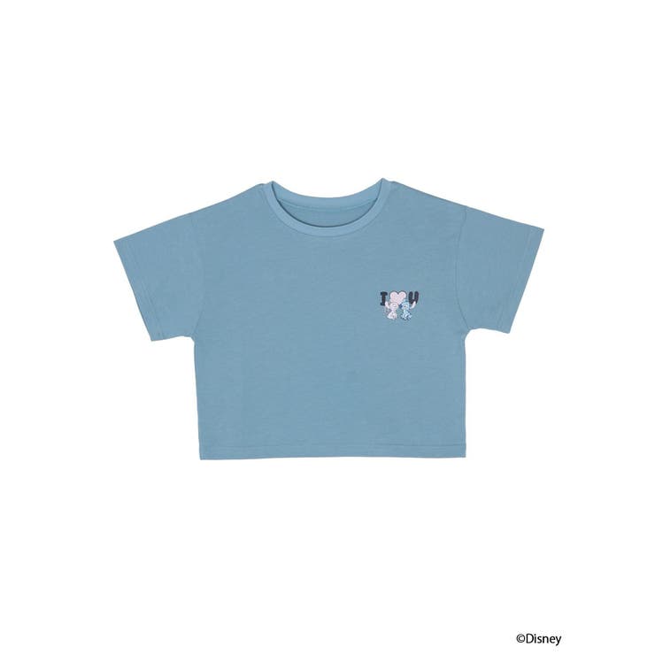 ブルー | 【スティッチコラボ】グラデーショントロピカルTシャツ | MURUA