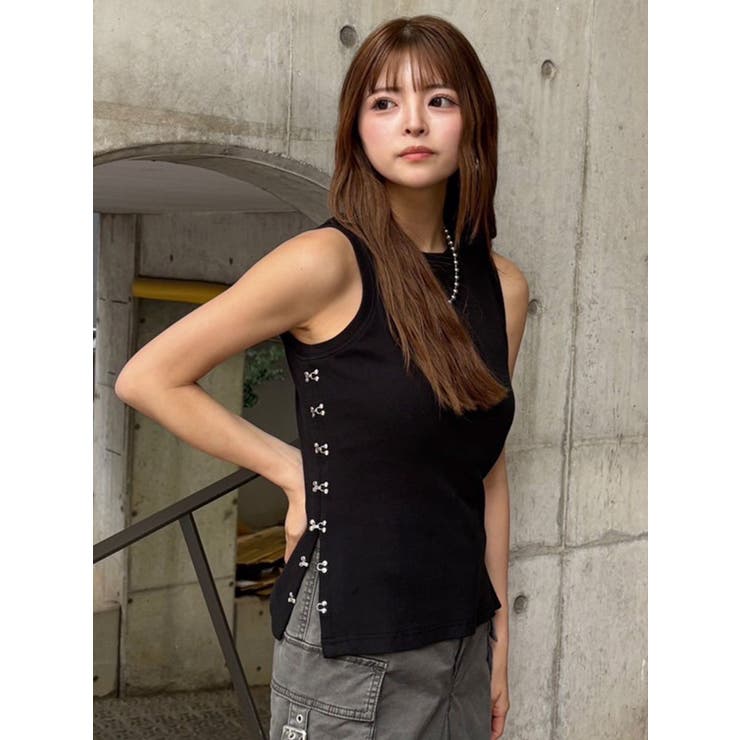 サイドホックリブカットソー | MURUA | 詳細画像17 