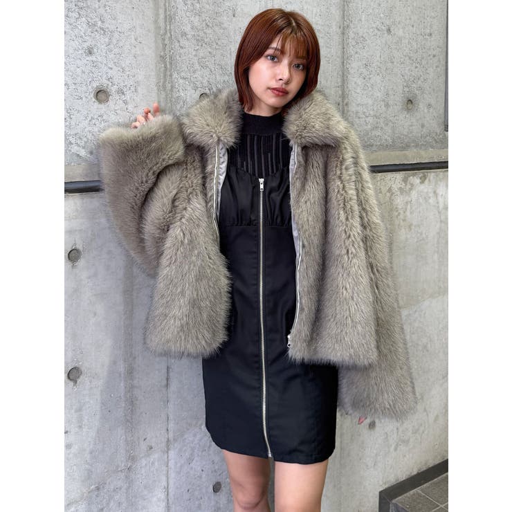 フロントZIPミニジャンスカ | MURUA | 詳細画像15 