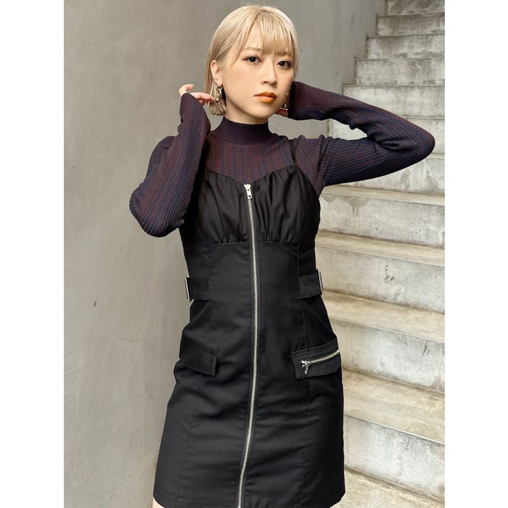 フロントZIPミニジャンスカ | MURUA | 詳細画像25 