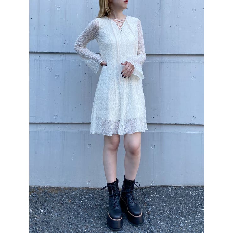 レースアップミニワンピース | MURUA | 詳細画像11 