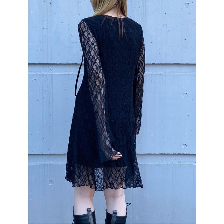 レースアップミニワンピース | MURUA | 詳細画像5 