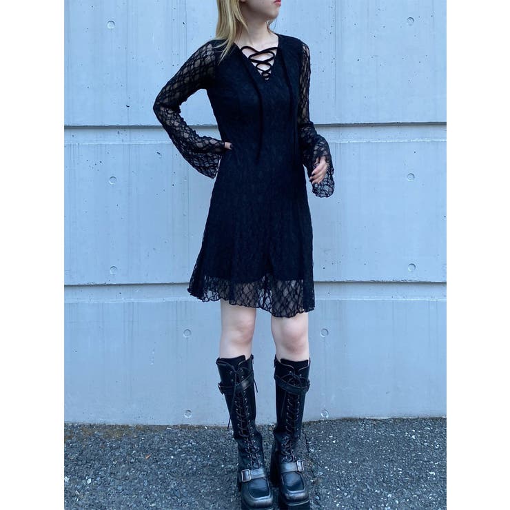 レースアップミニワンピース | MURUA | 詳細画像6 