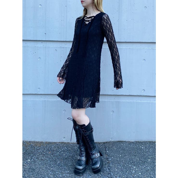 レースアップミニワンピース | MURUA | 詳細画像7 