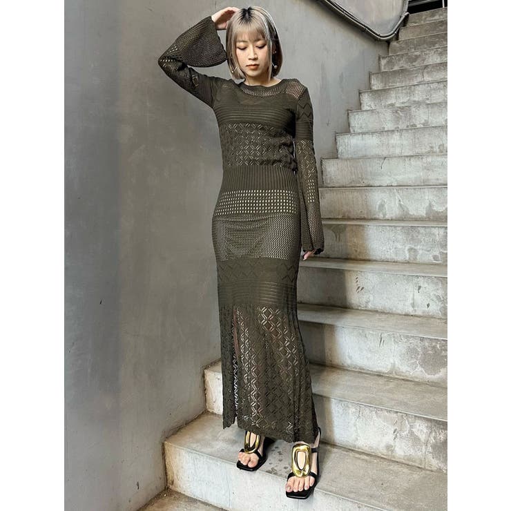 クロシェニットワンピース | MURUA | 詳細画像16 