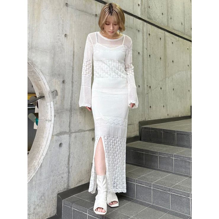 クロシェニットワンピース | MURUA | 詳細画像19 