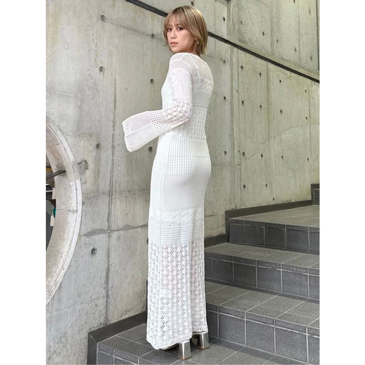 クロシェニットワンピース | MURUA | 詳細画像20 