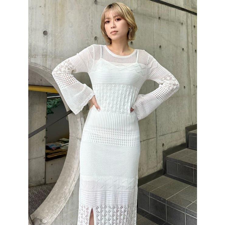 クロシェニットワンピース | MURUA | 詳細画像22 