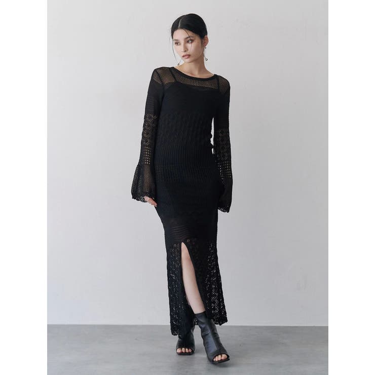 クロシェニットワンピース | MURUA | 詳細画像5 