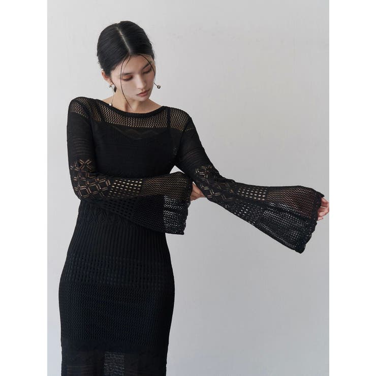 クロシェニットワンピース | MURUA | 詳細画像8 