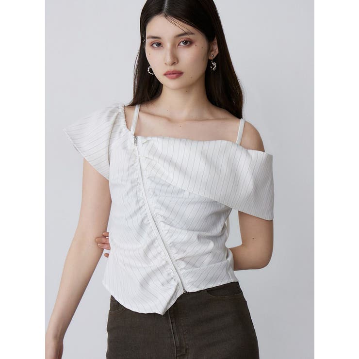 オフショルシャーリングシャツ | MURUA | 詳細画像1 