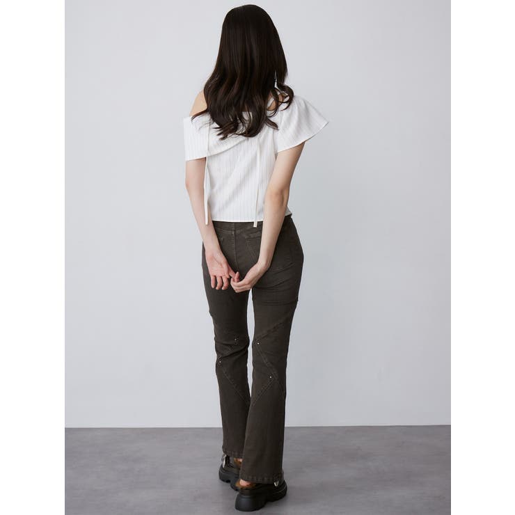 オフショルシャーリングシャツ | MURUA | 詳細画像10 