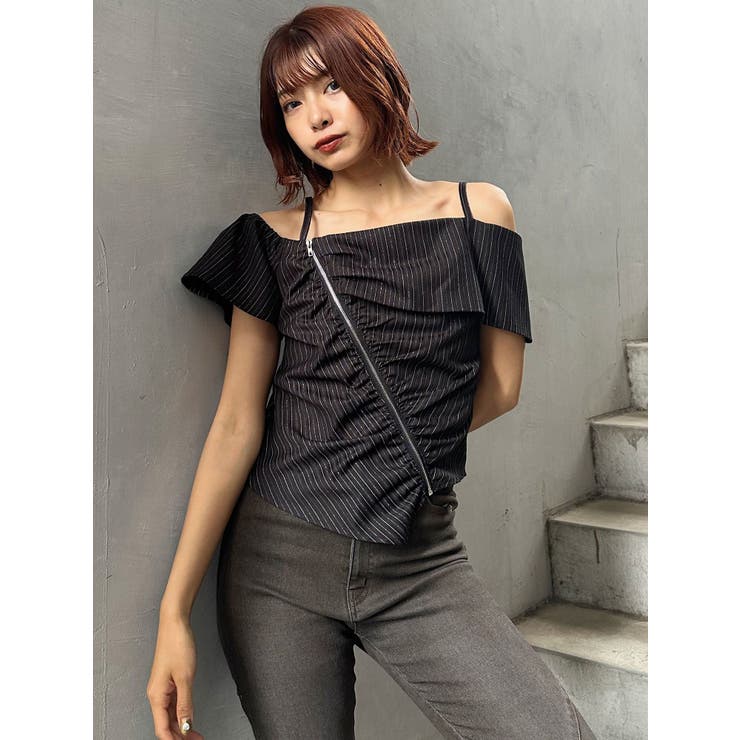 オフショルシャーリングシャツ | MURUA | 詳細画像11 