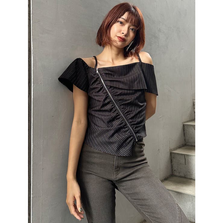 オフショルシャーリングシャツ | MURUA | 詳細画像12 