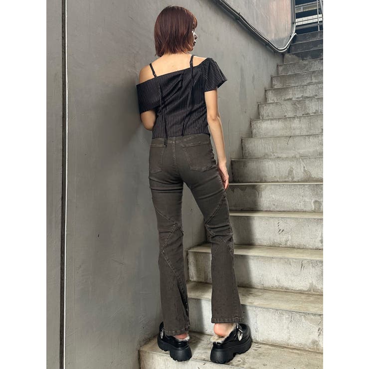 オフショルシャーリングシャツ | MURUA | 詳細画像14 