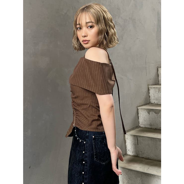 オフショルシャーリングシャツ | MURUA | 詳細画像16 