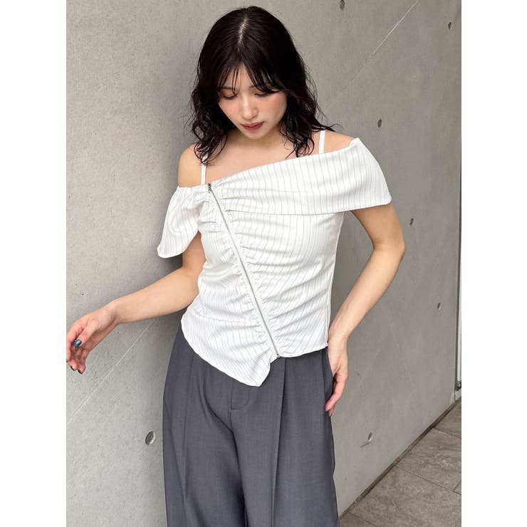 オフショルシャーリングシャツ | MURUA | 詳細画像19 