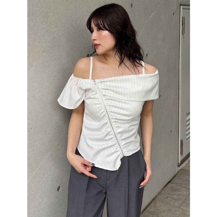 オフショルシャーリングシャツ | MURUA | 詳細画像20 