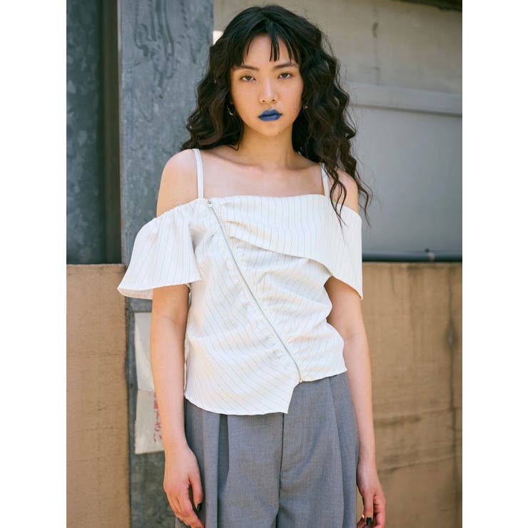 オフショルシャーリングシャツ | MURUA | 詳細画像23 