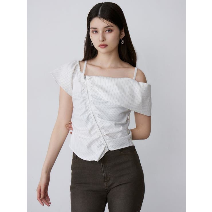 オフショルシャーリングシャツ | MURUA | 詳細画像4 