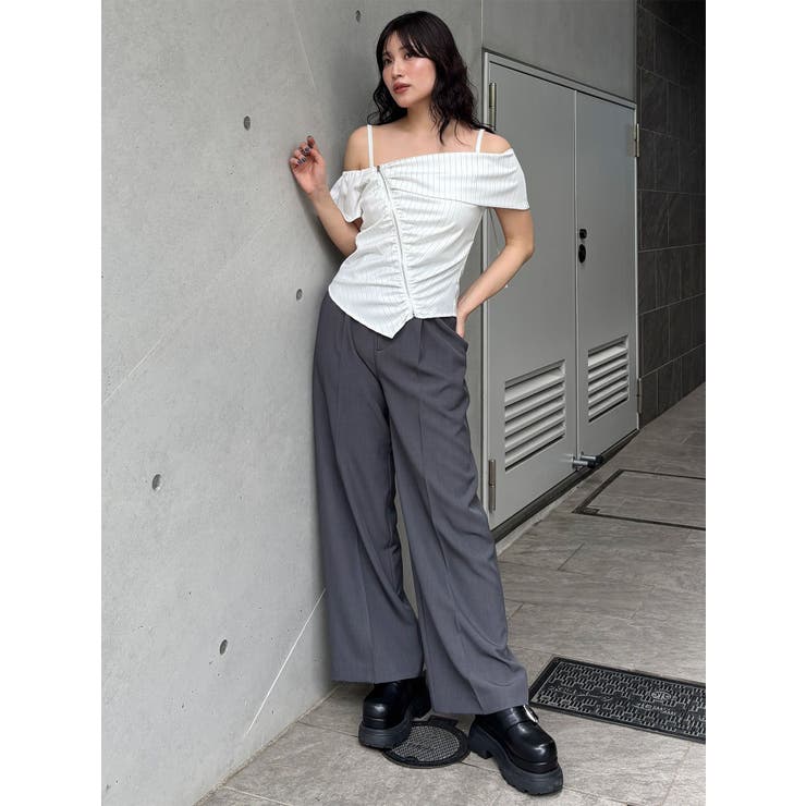 チェーンベルトサスペンダーパンツ | MURUA | 詳細画像11 