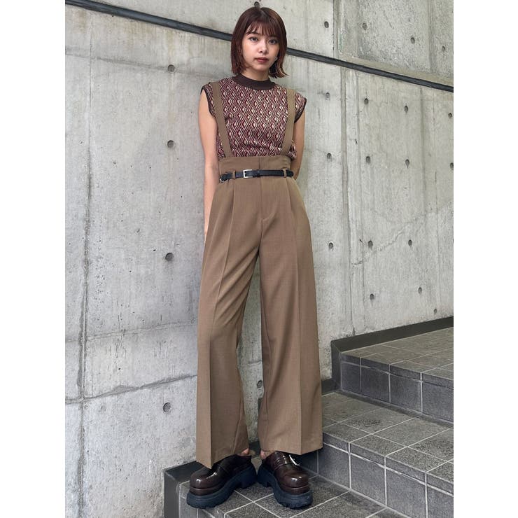 チェーンベルトサスペンダーパンツ | MURUA | 詳細画像14 