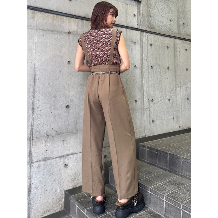 チェーンベルトサスペンダーパンツ | MURUA | 詳細画像16 