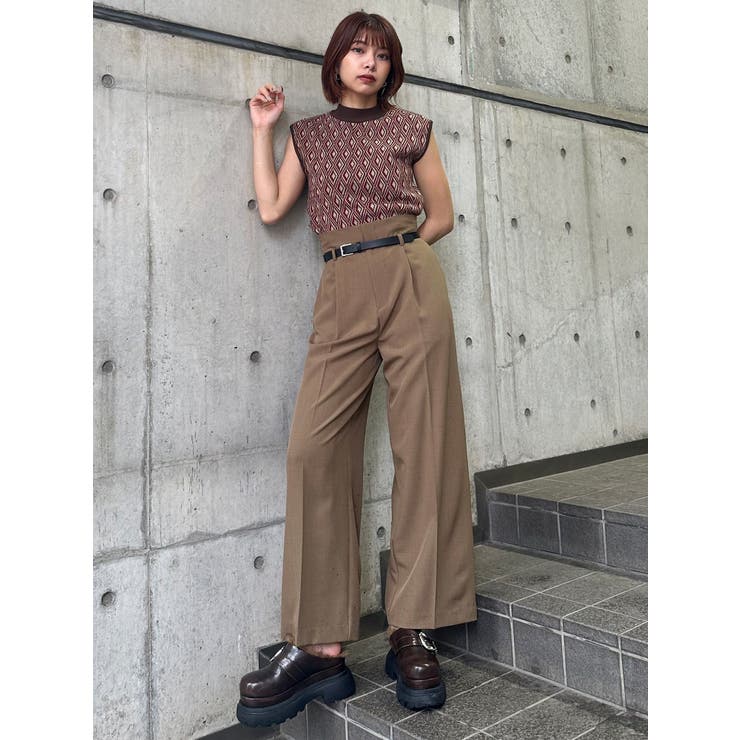 チェーンベルトサスペンダーパンツ | MURUA | 詳細画像17 