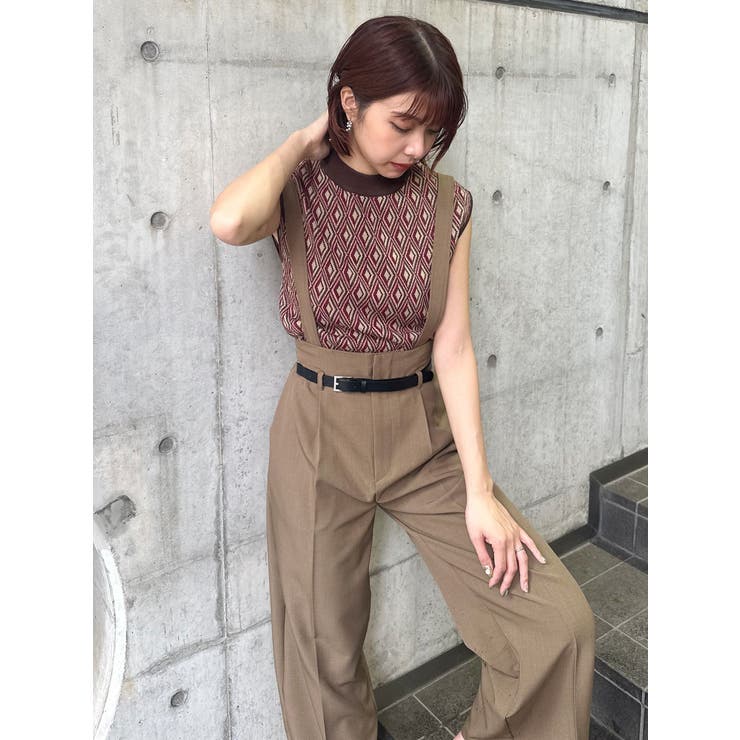 チェーンベルトサスペンダーパンツ | MURUA | 詳細画像18 