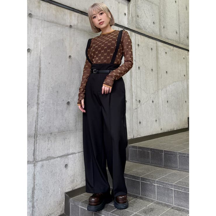 チェーンベルトサスペンダーパンツ | MURUA | 詳細画像2 