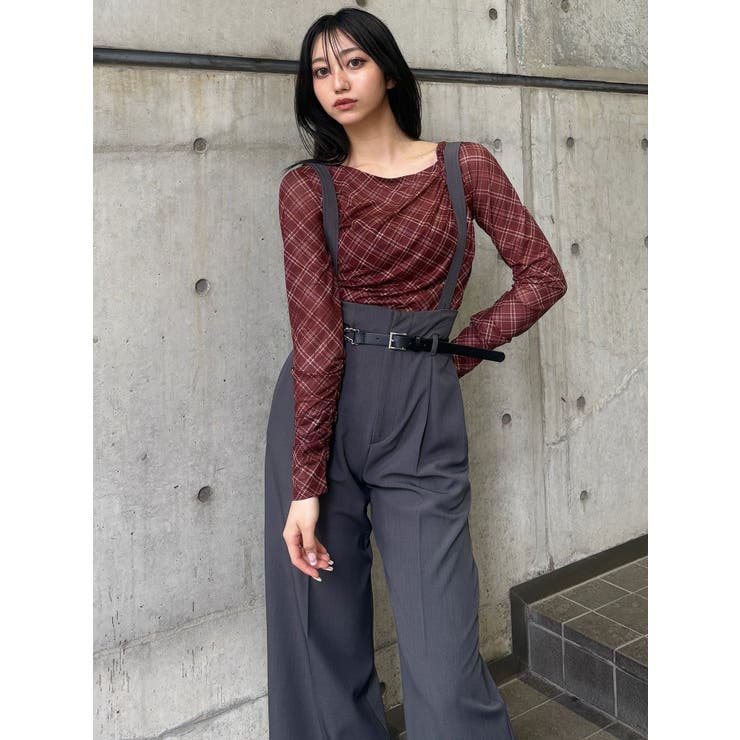 チェーンベルトサスペンダーパンツ | MURUA | 詳細画像23 