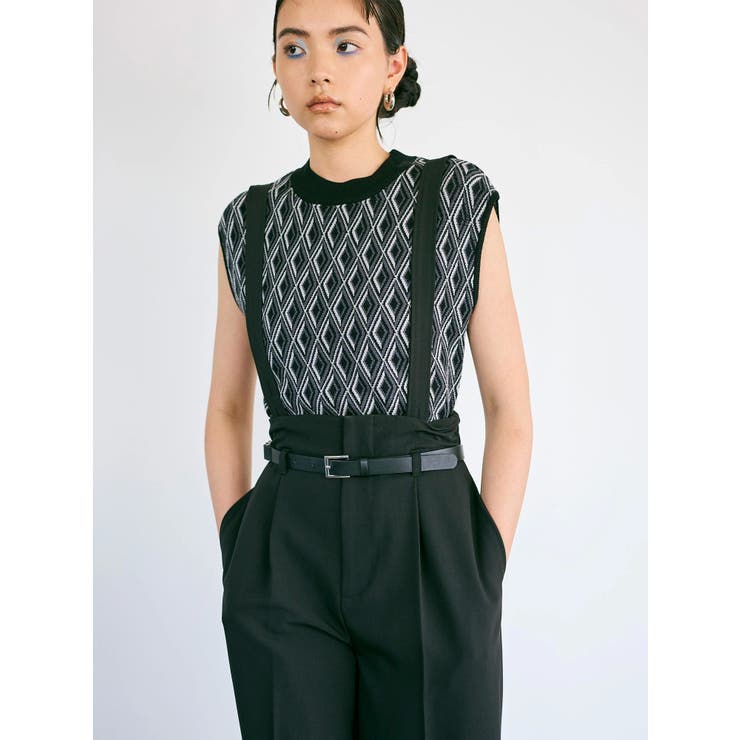 チェーンベルトサスペンダーパンツ | MURUA | 詳細画像32 