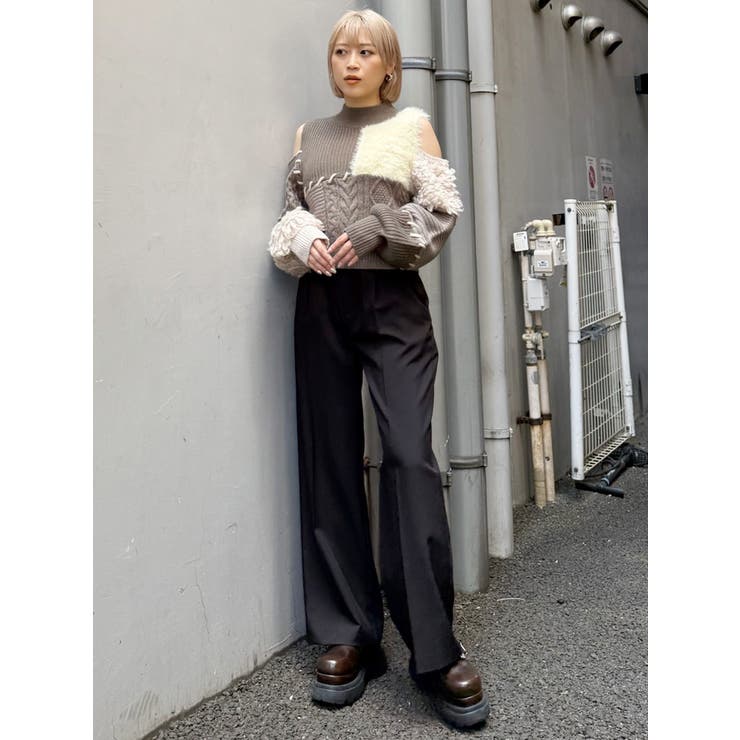 チェーンベルトサスペンダーパンツ | MURUA | 詳細画像46 