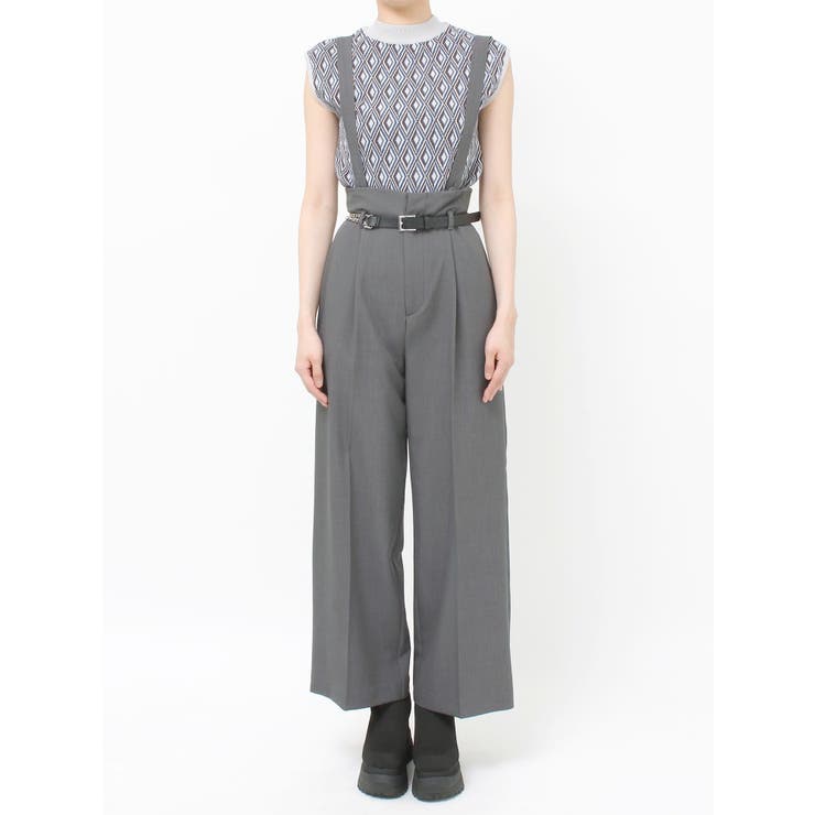 チェーンベルトサスペンダーパンツ | MURUA | 詳細画像48 