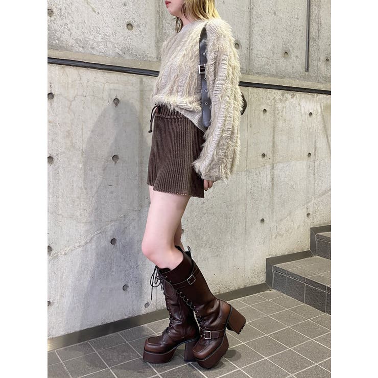 リブニットパンツ | MURUA | 詳細画像35 