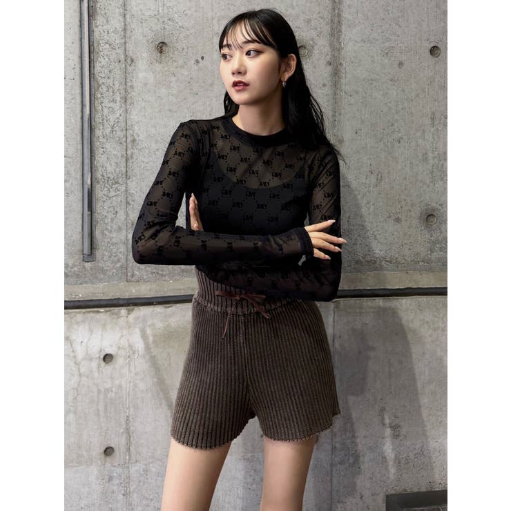 リブニットパンツ | MURUA | 詳細画像41 