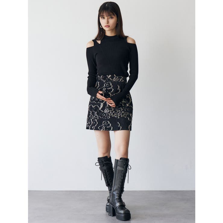 ゴブランジャガードミニスカート | MURUA | 詳細画像10 