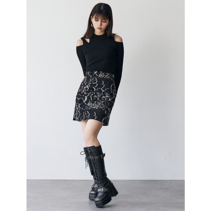 ゴブランジャガードミニスカート | MURUA | 詳細画像11 