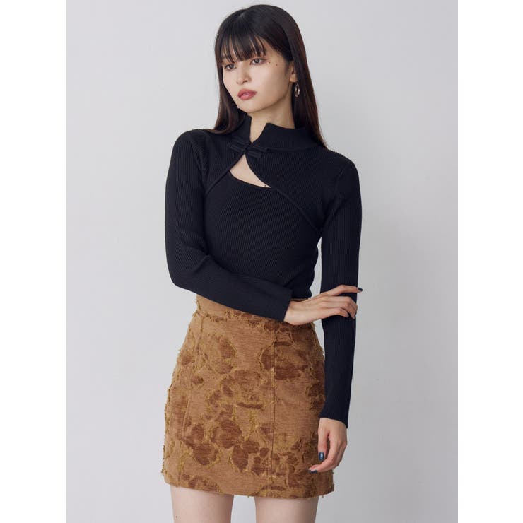 ゴブランジャガードミニスカート | MURUA | 詳細画像13 