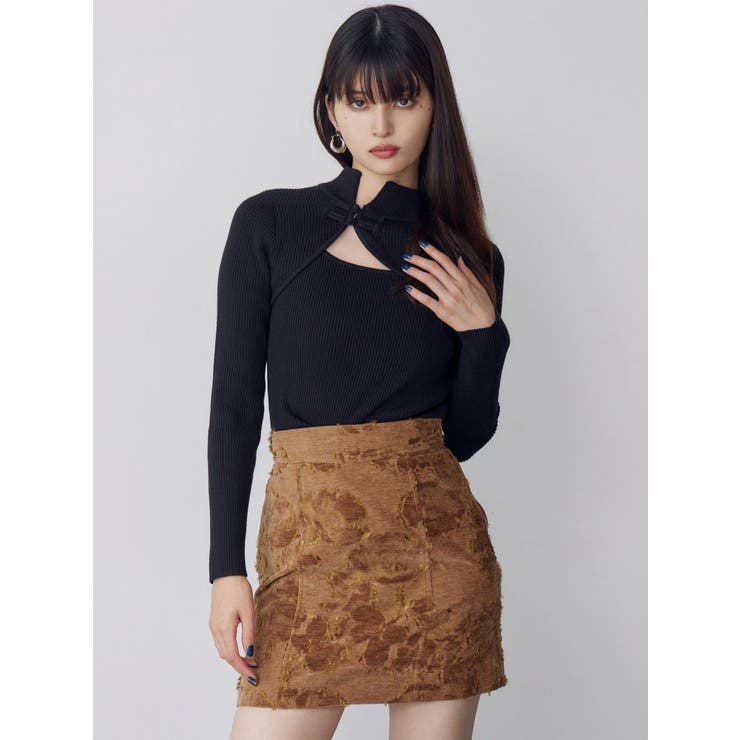 ゴブランジャガードミニスカート | MURUA | 詳細画像14 