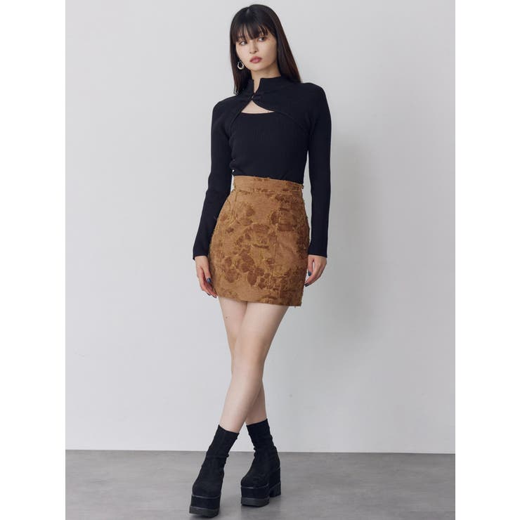 ゴブランジャガードミニスカート | MURUA | 詳細画像15 