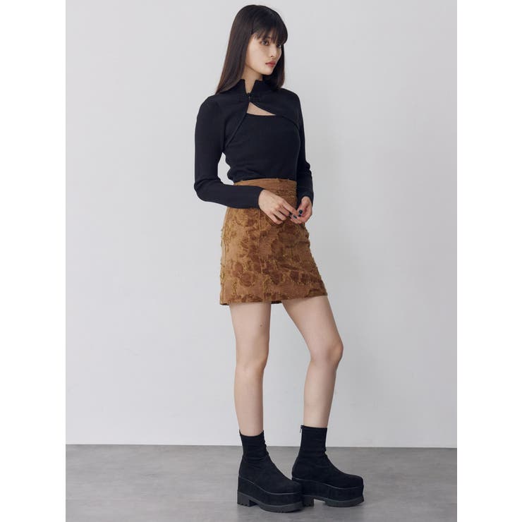 ゴブランジャガードミニスカート | MURUA | 詳細画像16 